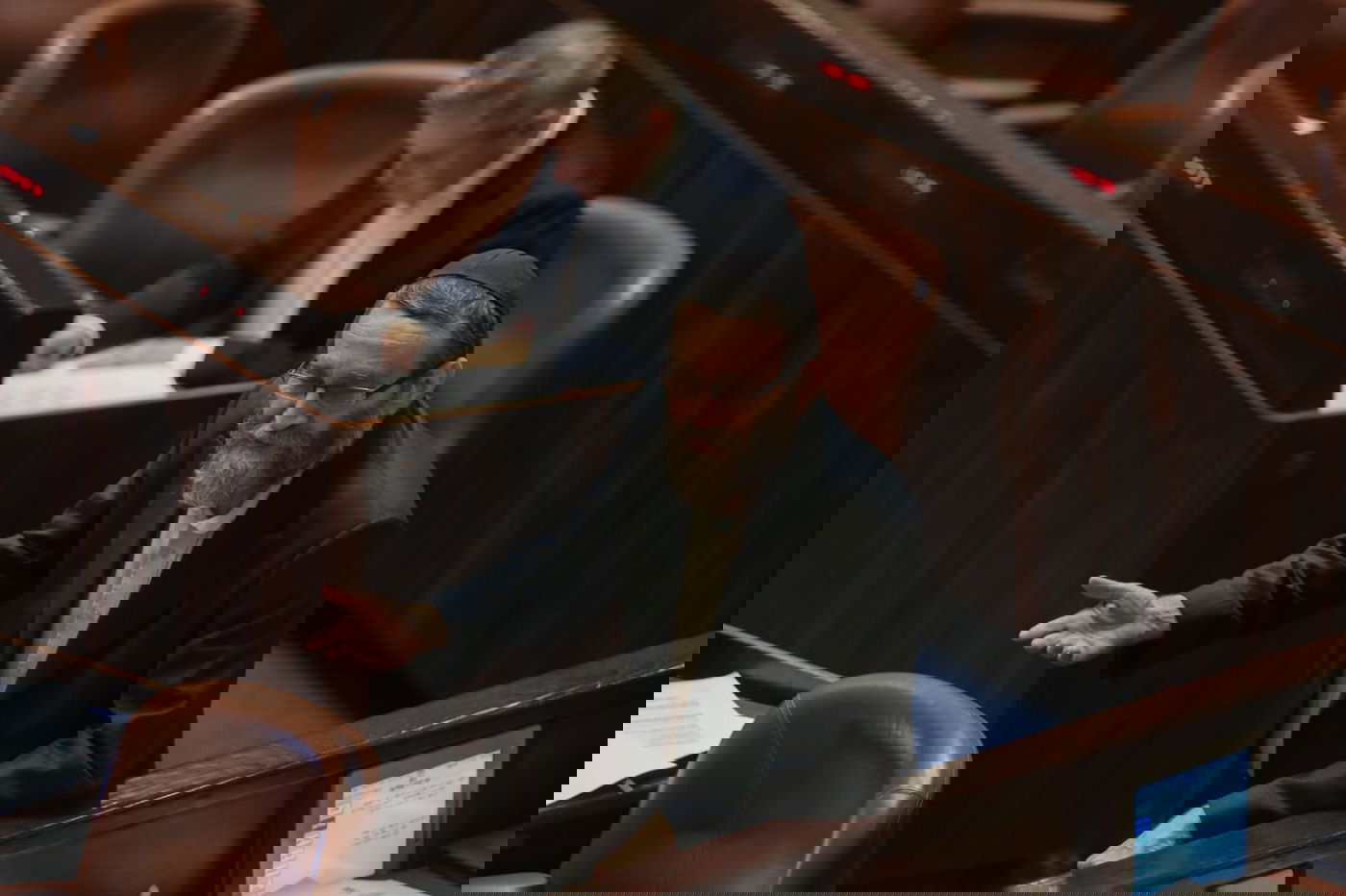 תיעוד: על מה שוחחו אורי מקלב ויאיר לפיד?