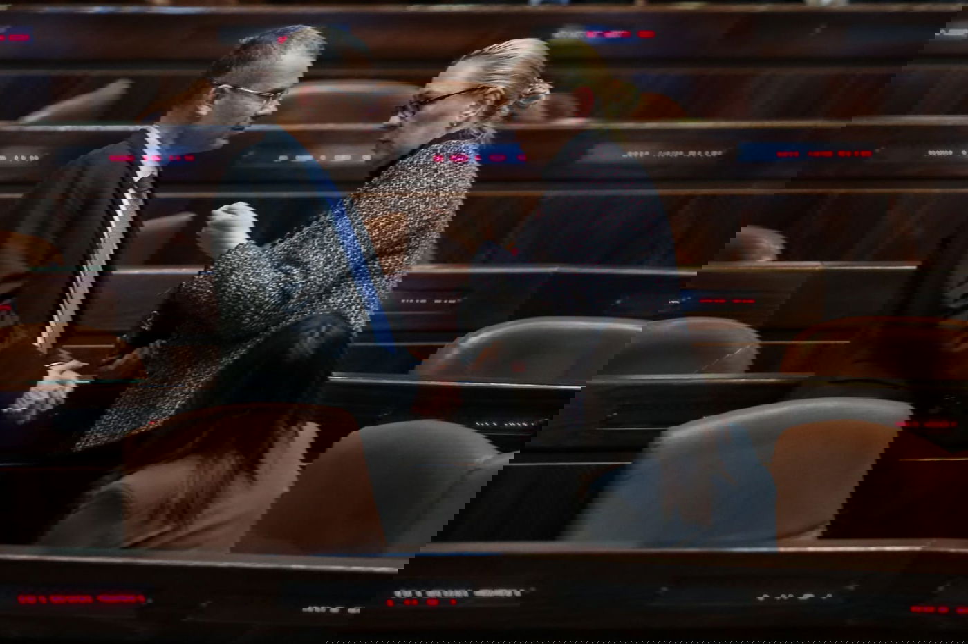 תיעוד: על מה שוחחו אורי מקלב ויאיר לפיד?