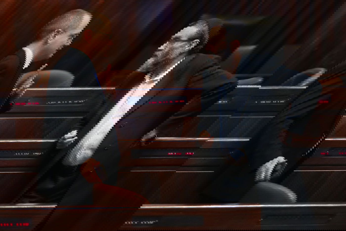 תיעוד: על מה שוחחו אורי מקלב ויאיר לפיד?