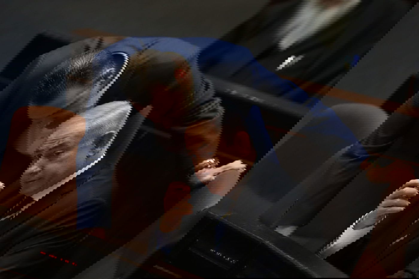 תיעוד: על מה שוחחו אורי מקלב ויאיר לפיד?