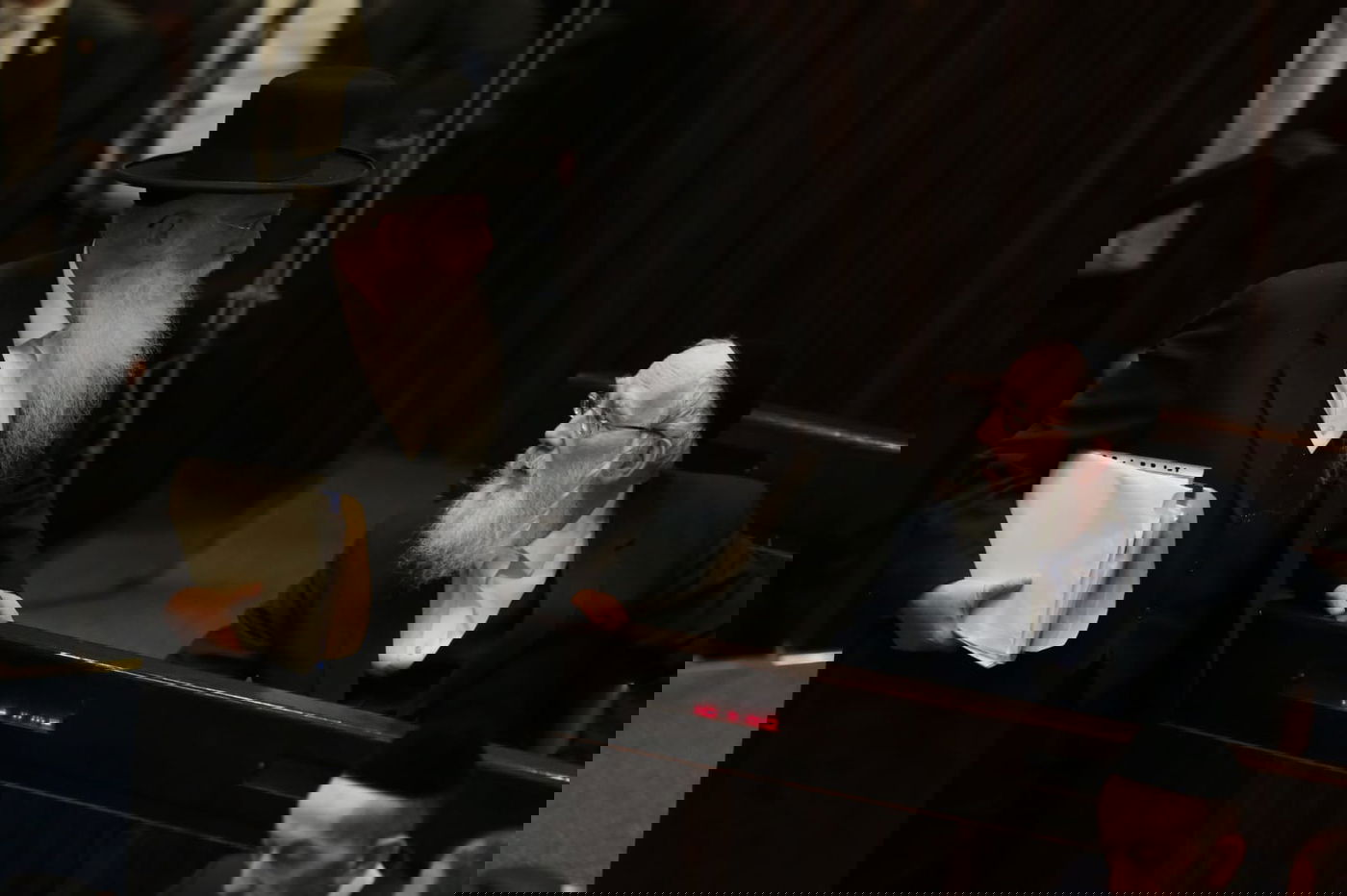 תיעוד: על מה שוחחו אורי מקלב ויאיר לפיד?