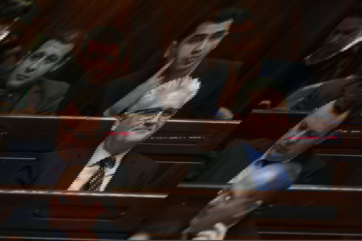 תיעוד: על מה שוחחו אורי מקלב ויאיר לפיד?