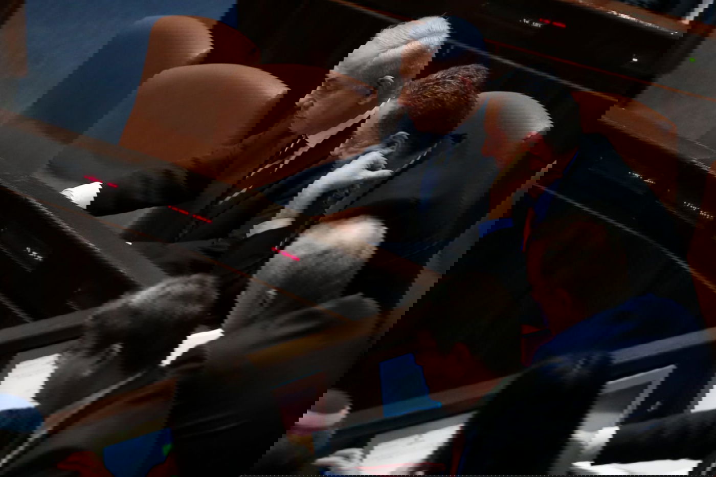 תיעוד: על מה שוחחו אורי מקלב ויאיר לפיד?