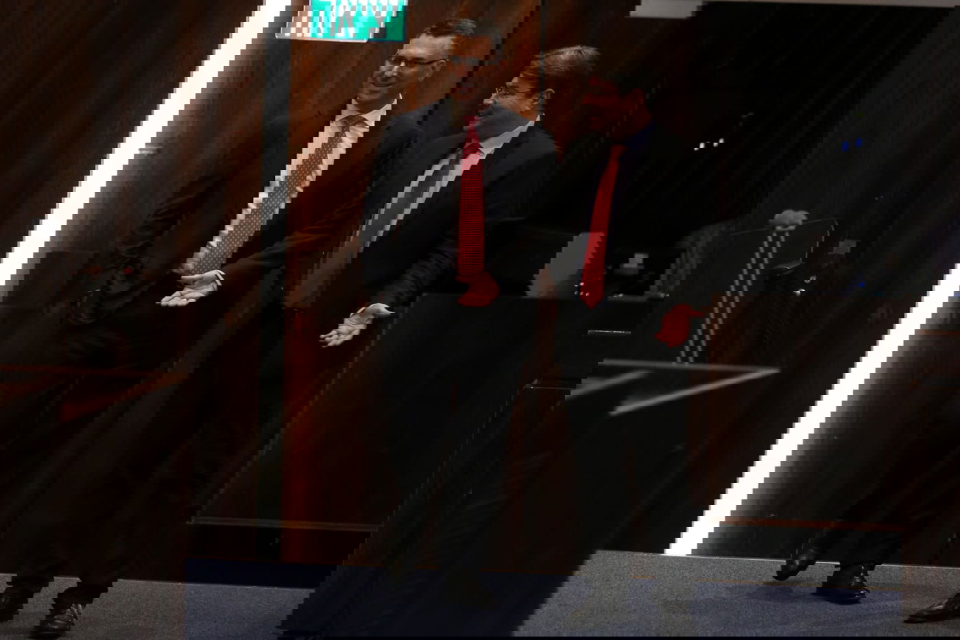 תיעוד: על מה שוחחו אורי מקלב ויאיר לפיד?