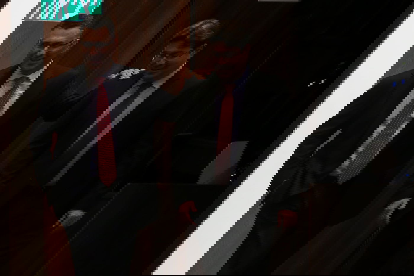 תיעוד: על מה שוחחו אורי מקלב ויאיר לפיד?