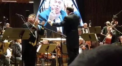 זקן החזנים הפתיע בקונצרט החגיגי •  צפו