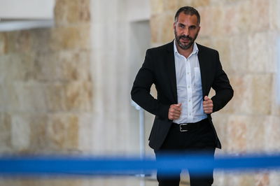 רון קובי בבית המשפט. ארכיון