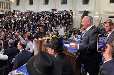 נתניהו בהתוועדות