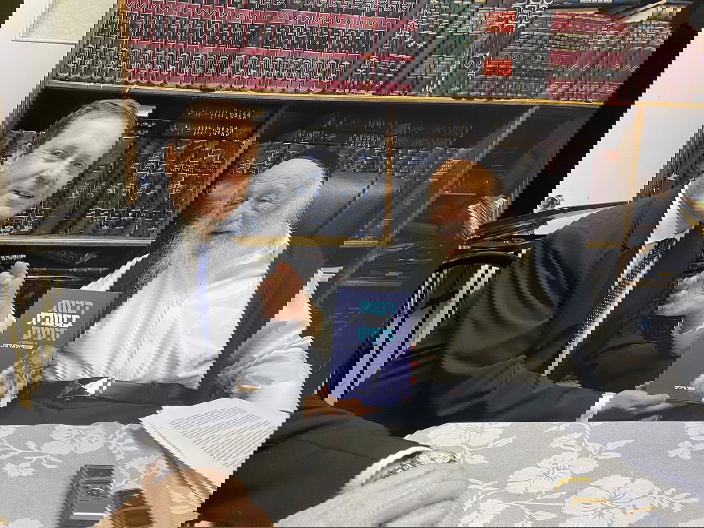 יו"ר הסוכנות היהודית יצחק הרצוג ביקר אצל הגרב"ד פוברסקי