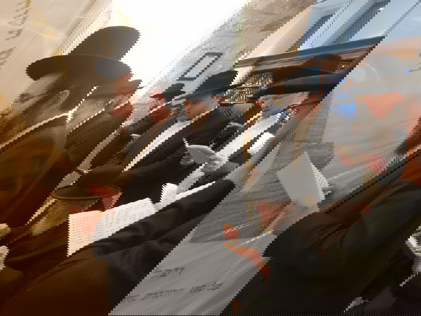 הגרב"מ בתפילה אמש