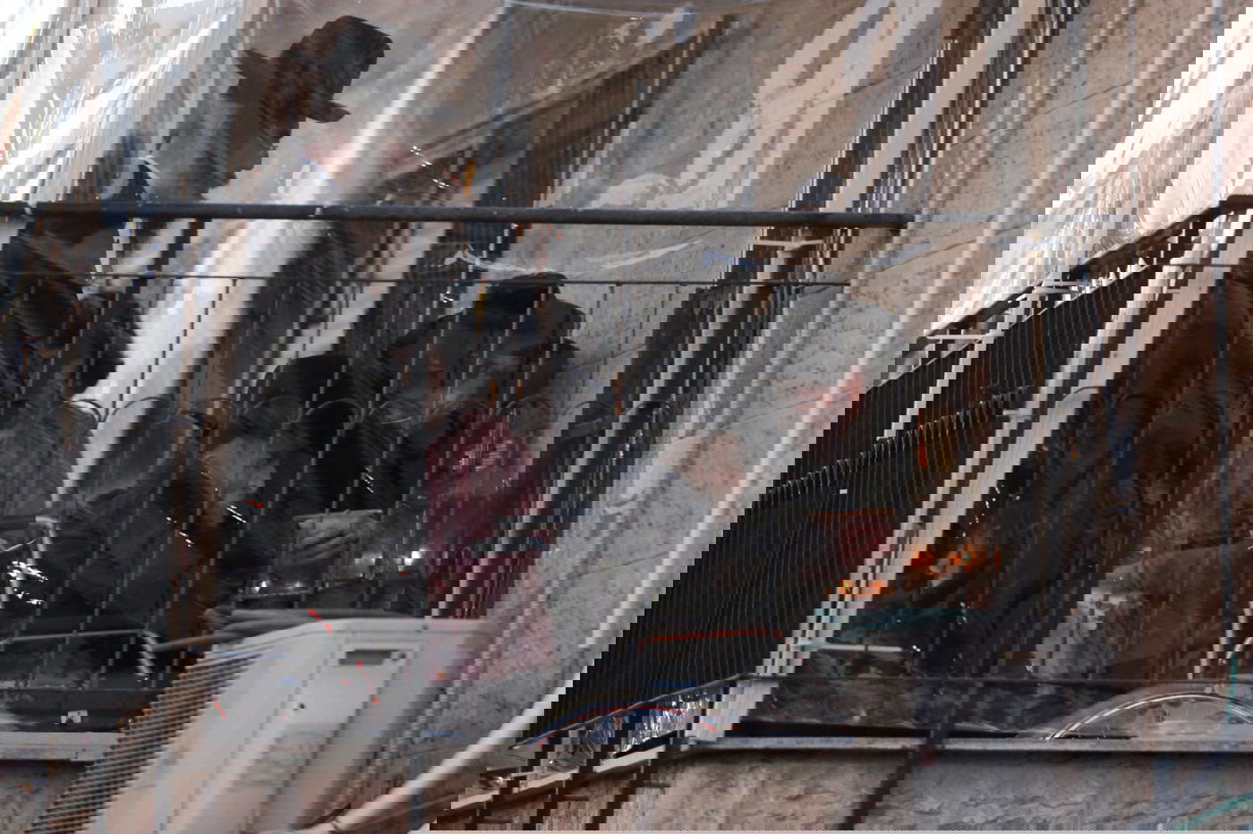 זקן ראשי הישיבות הגרמ"ד סולובייצ'יק בהדלקת נרות חנוכה