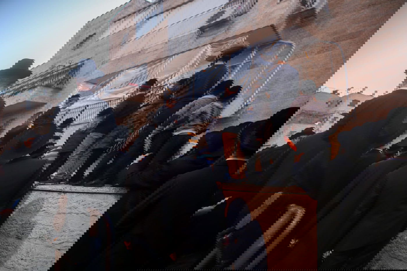 זקן ראשי הישיבות הגרמ"ד סולובייצ'יק בהדלקת נרות חנוכה