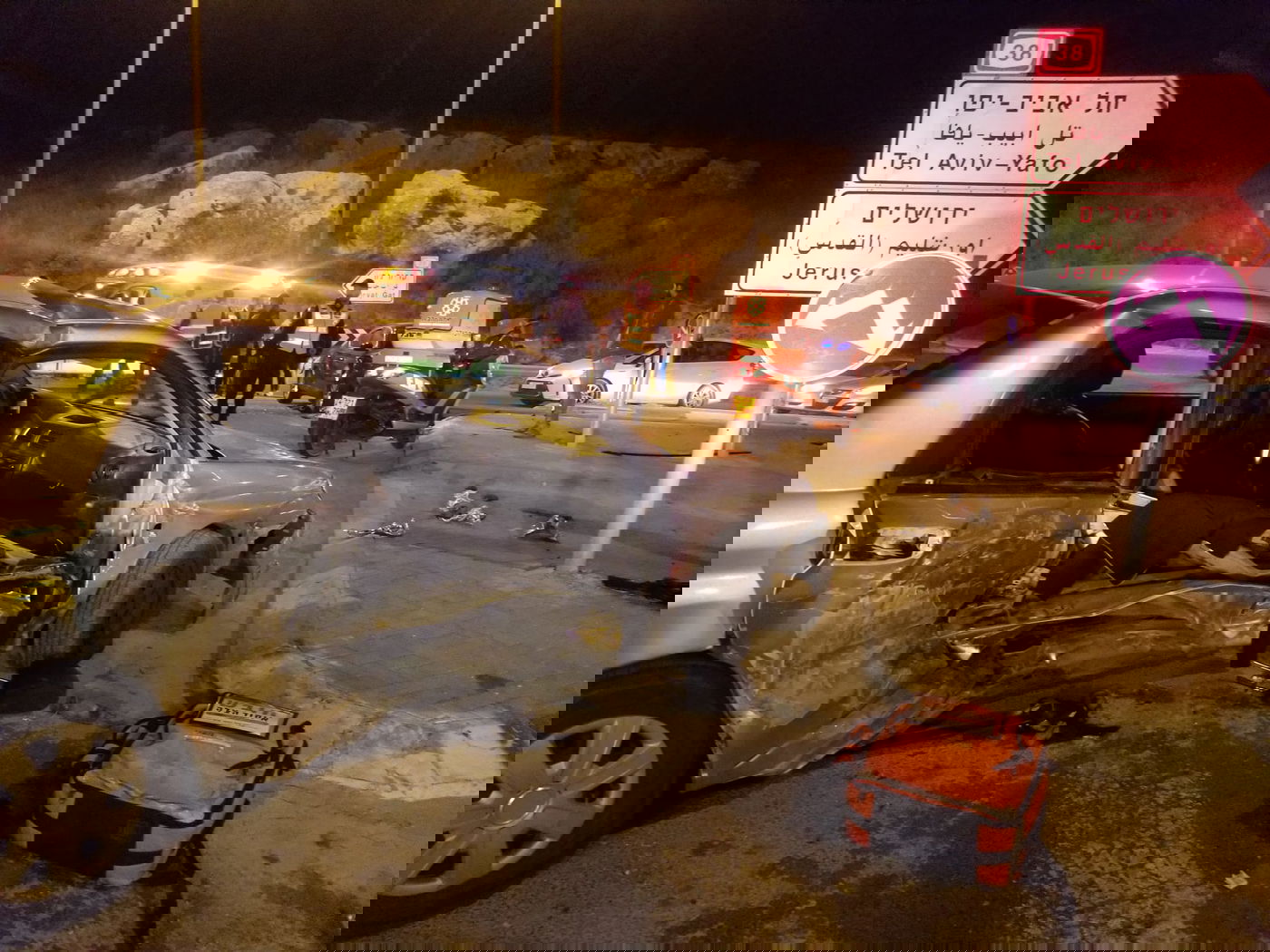 זירת התאונה