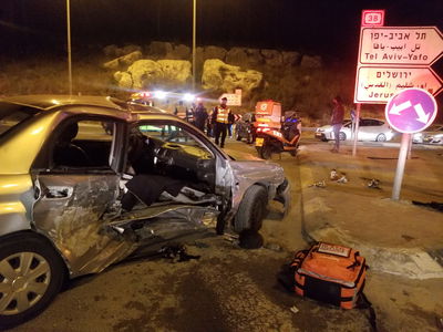 זירת התאונה