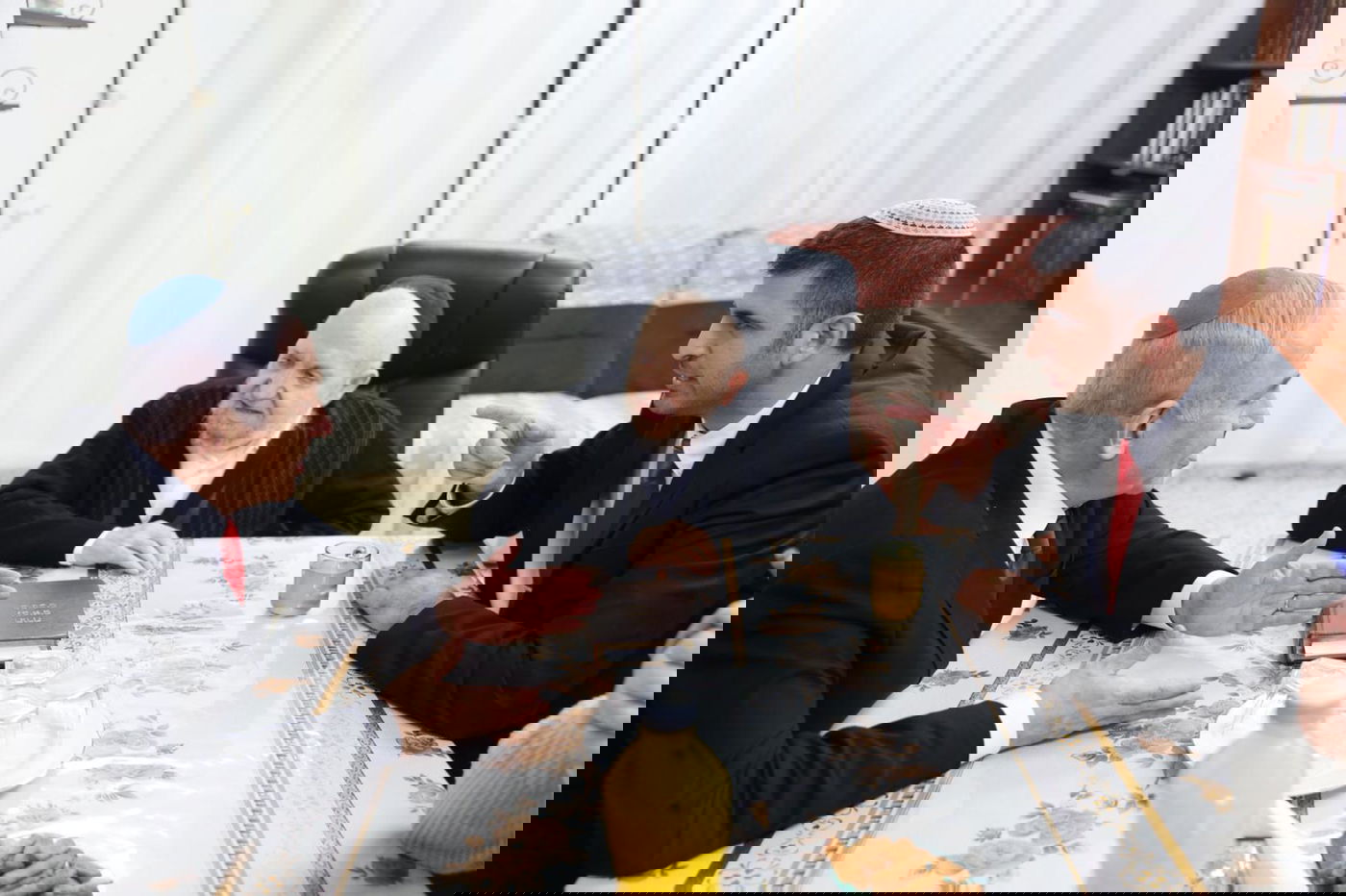 נתניהו בביקור אצל הגר"מ מאזוז