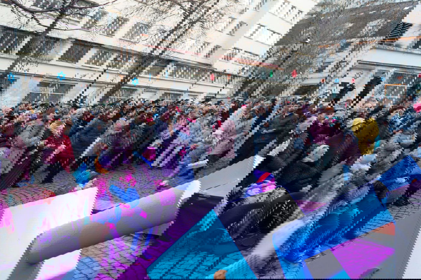 מרגש: הדלקת נרות בקישינב - מולדובה. צפו