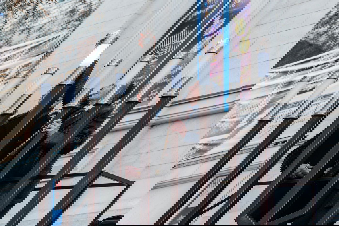 מרגש: הדלקת נרות בקישינב - מולדובה. צפו