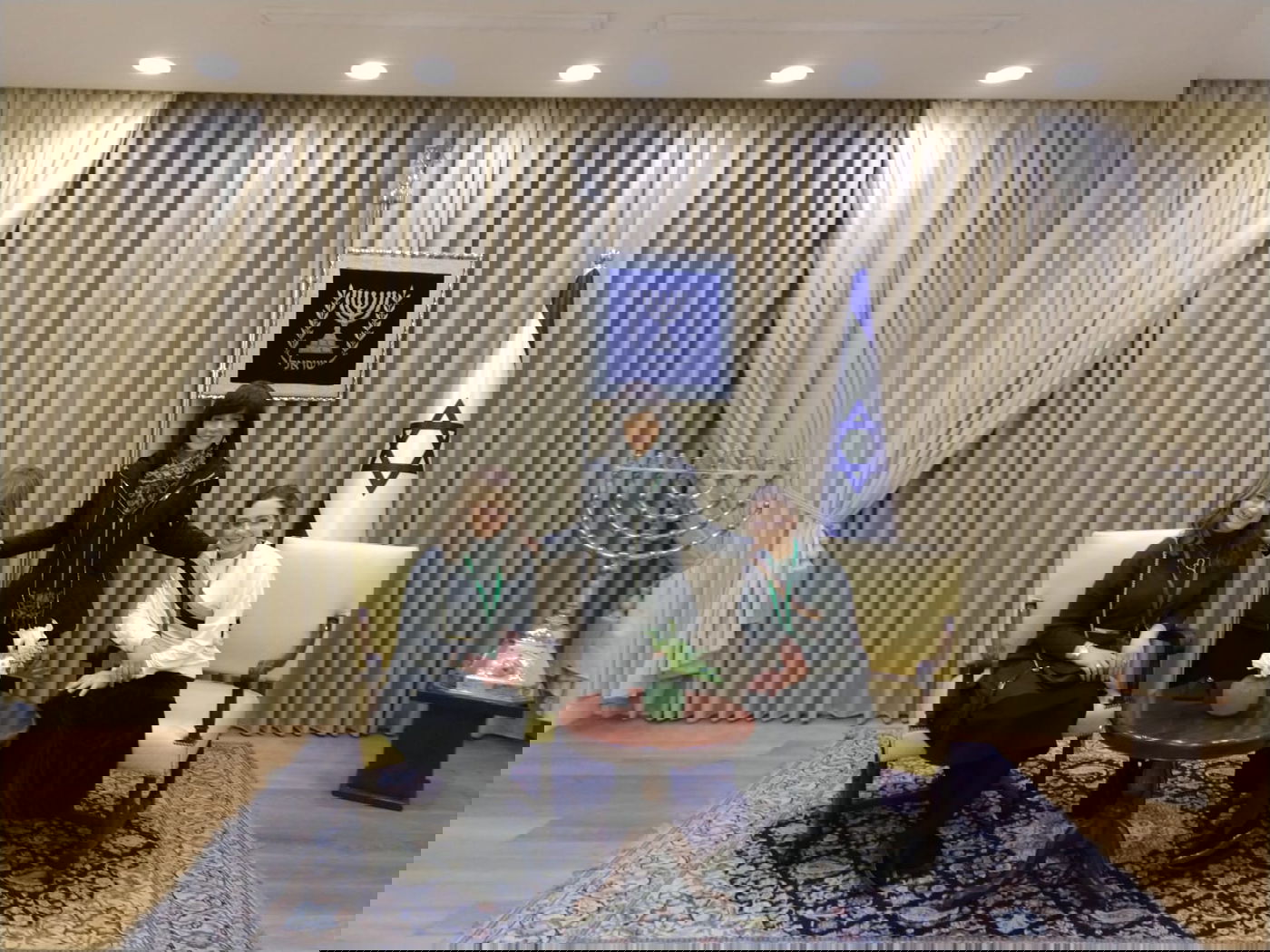 נשיא המדינה אירח את השופטת רוחי פרייר במשכנו