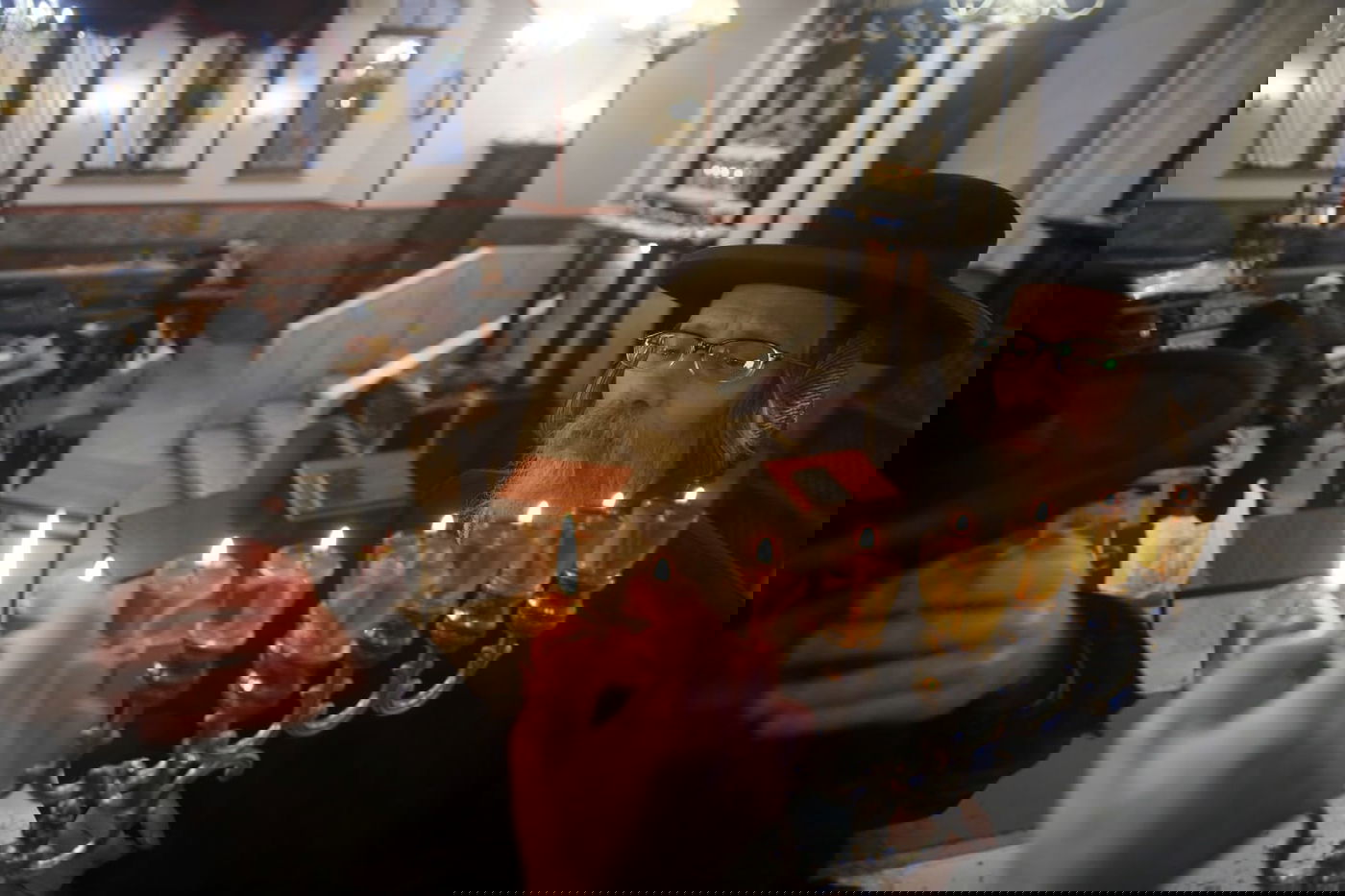 תיעוד: הדלקת נר אחרון של חנוכה בירושלים