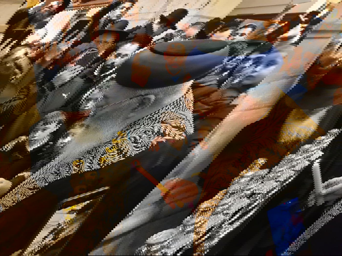 הראשל"צ הגר"ש עמאר בהדלקת נר שביעי בקבר רחל