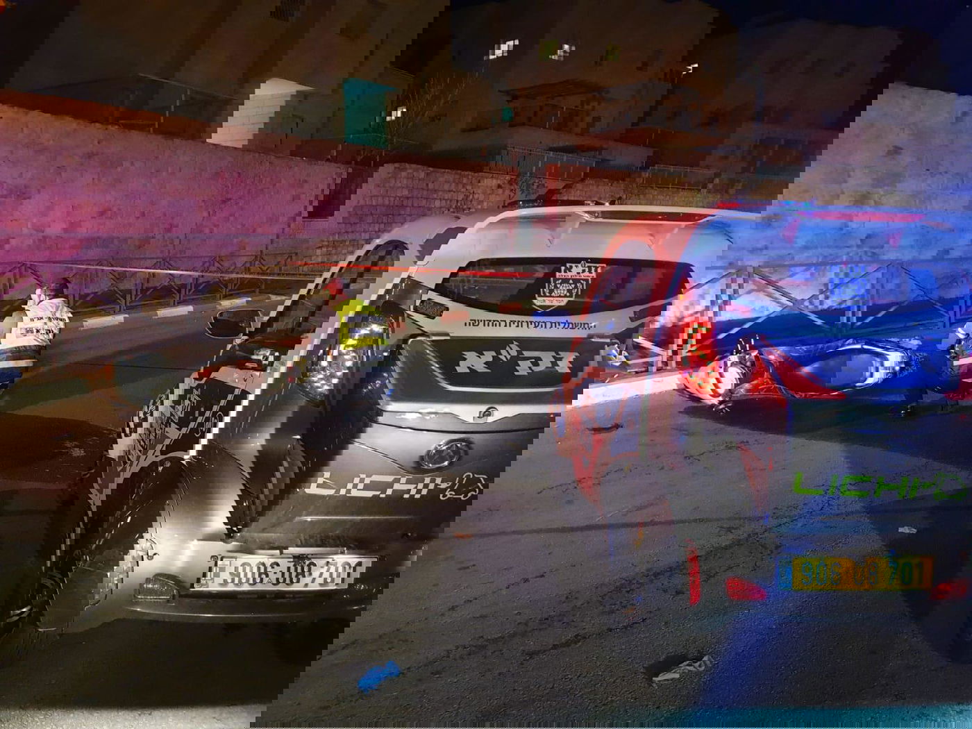 זירת התאונה