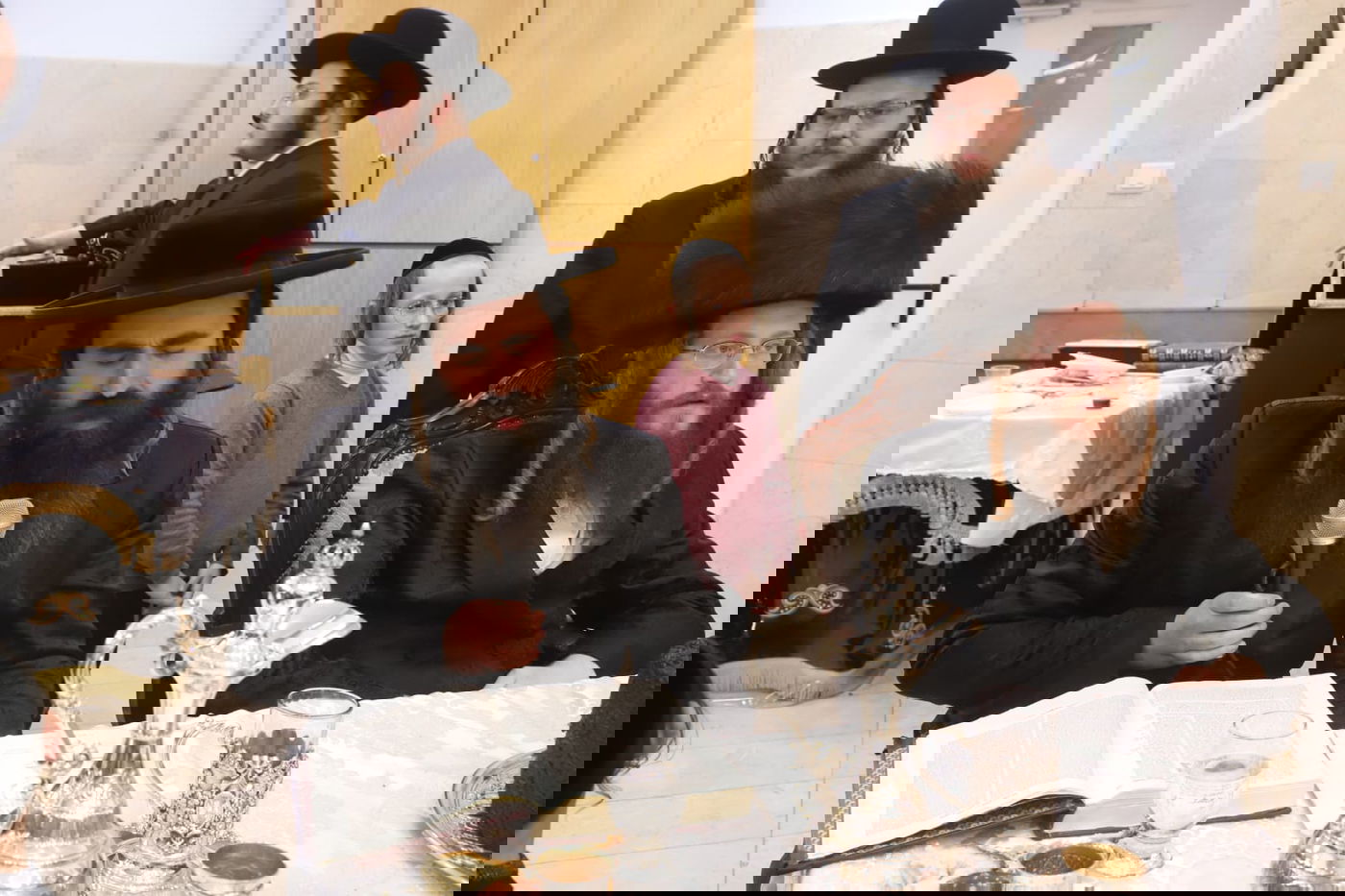 מעמד הדלקת נר חנוכה וסיום הש"ס בחסידות קאליב