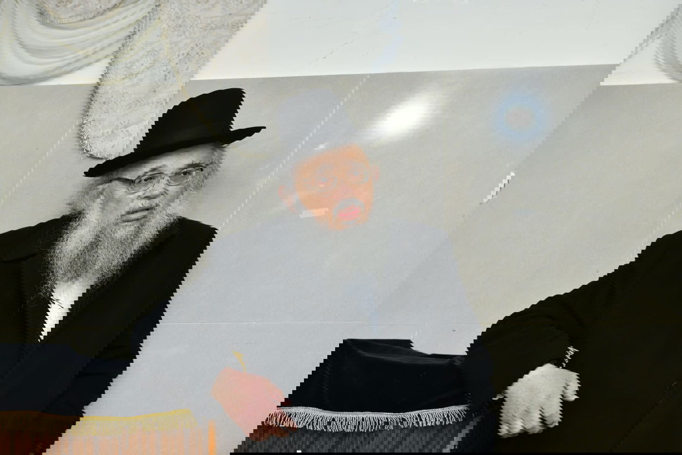 הגר"ד לנדו שימש כסנדק בברית לנין הרב גריינמן