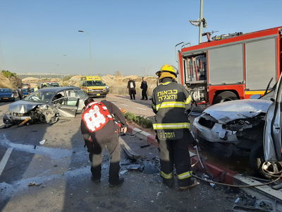זירת התאונה הקשה