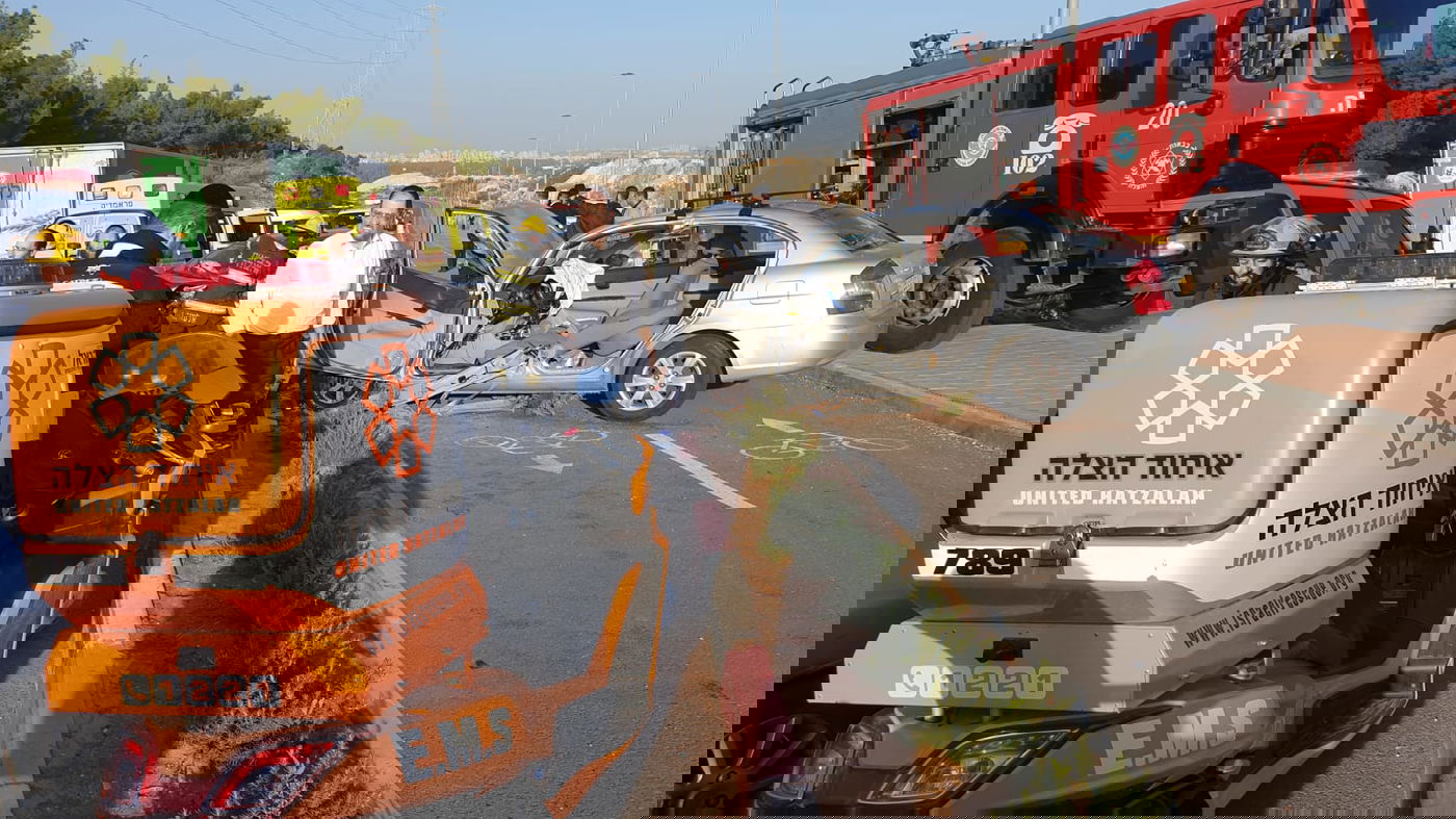 נהג חרדי נפצע באורח קשה סמוך לאלעד