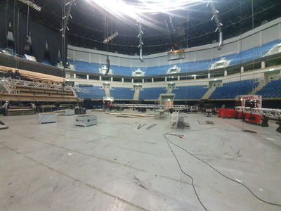 צפו: ההכנות האחרונות לסיום הש"ס המרכזי בירושלים