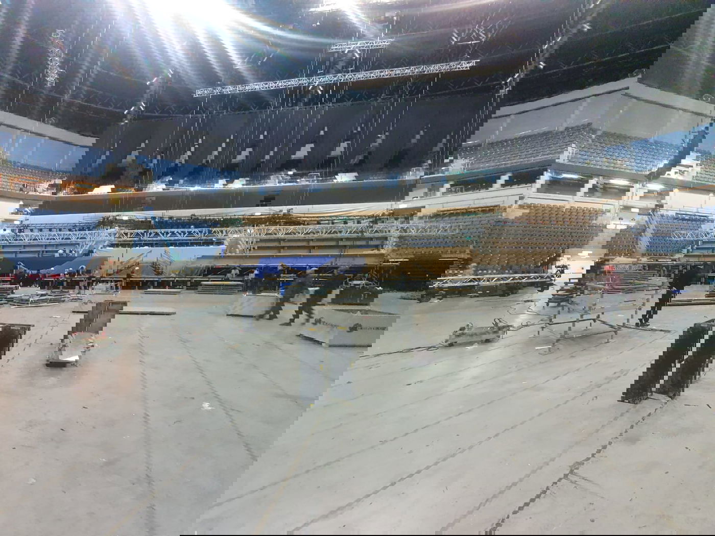 צפו: ההכנות האחרונות לסיום הש"ס המרכזי בירושלים