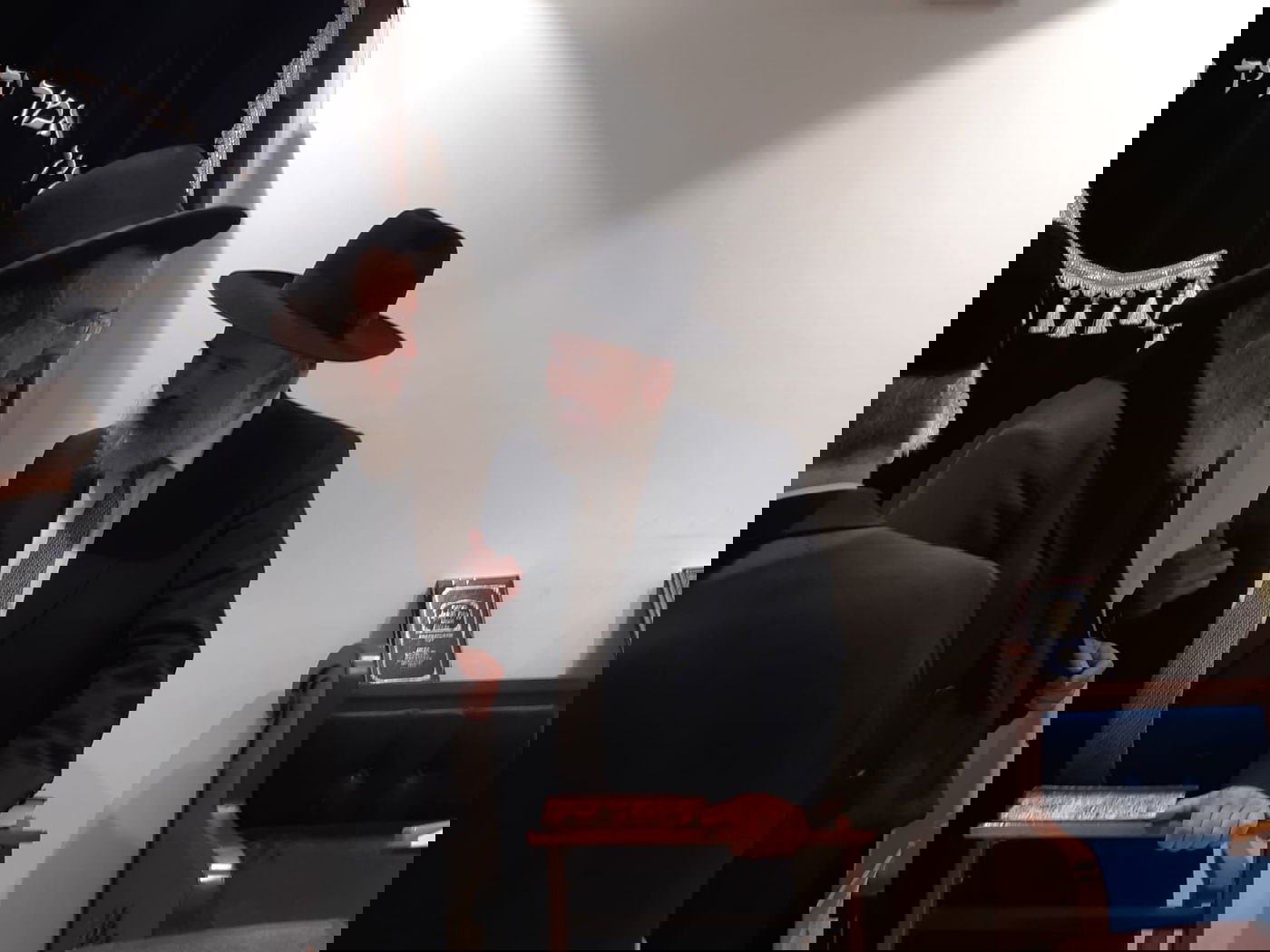 הגאון רבי דוד כהן הגיע לביקור ב'שפתי חיים'