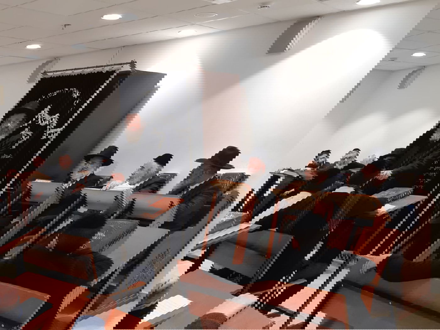 הגאון רבי דוד כהן הגיע לביקור ב'שפתי חיים'