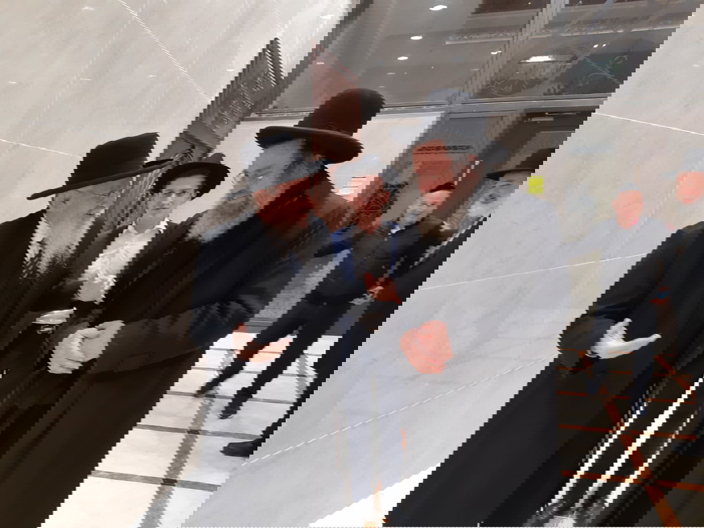 הגאון רבי דוד כהן הגיע לביקור ב'שפתי חיים'