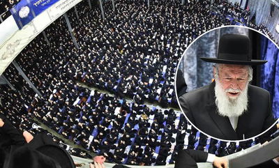 הגר"י זילברשטיין ב'סיום הש"ס' בויז'ניץ