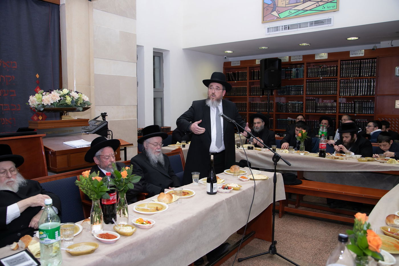 גדולי הרבנים בסיום הש"ס לע"נ הרבנית נעמי ברייטקופף ע"ה • צפו