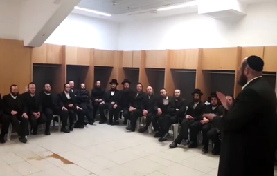 הצצה נדירה אל מאחורי הקלעים של חזרות המקהלה לסיום הש"ס