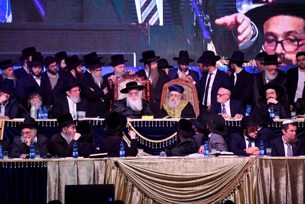 הראשל"צ הגר"י יוסף והאדמו"ר מצאנז ערכו סיום הש"ס