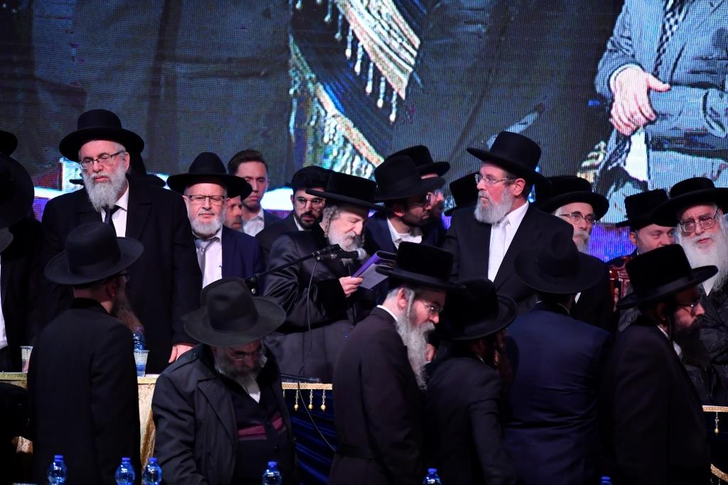 הראשל"צ הגר"י יוסף והאדמו"ר מצאנז ערכו סיום הש"ס