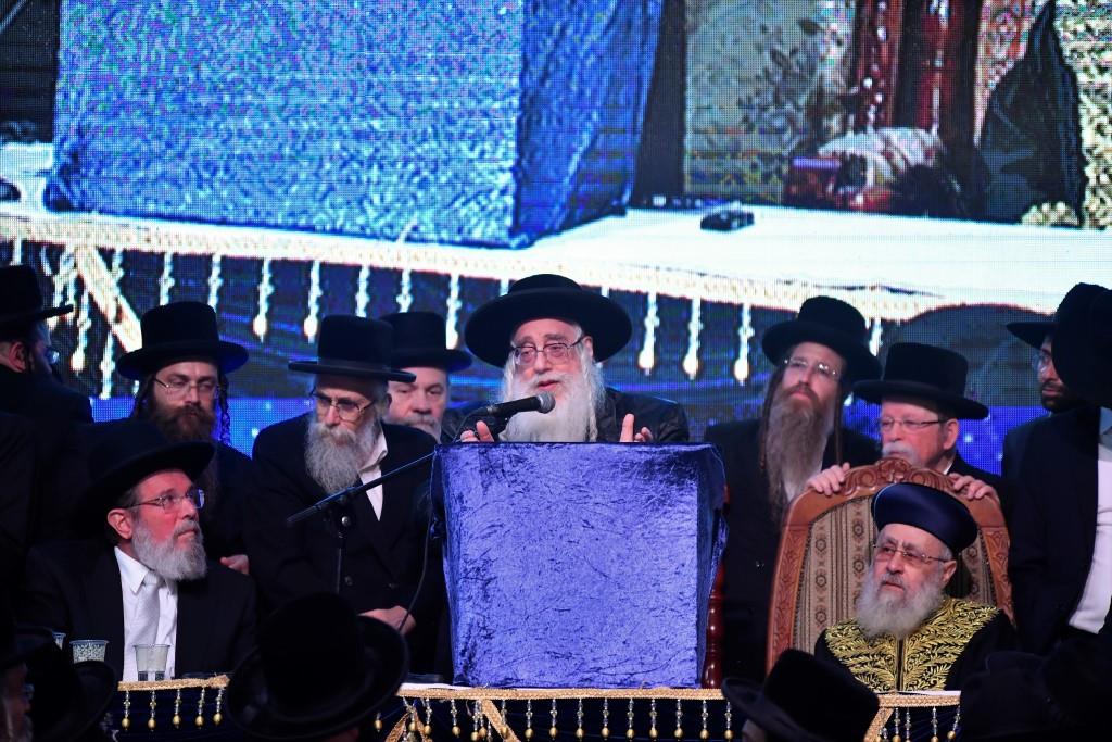 הראשל"צ הגר"י יוסף והאדמו"ר מצאנז ערכו סיום הש"ס