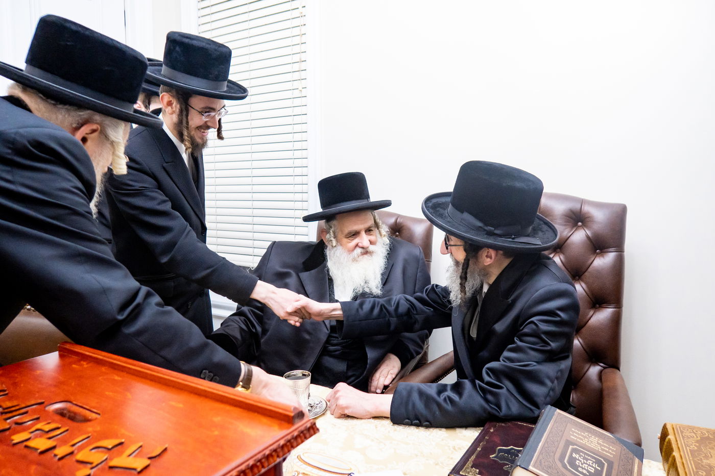 האדמו"ר מקוסוב ויז'ניץ ביקר את הרבי מסקולען