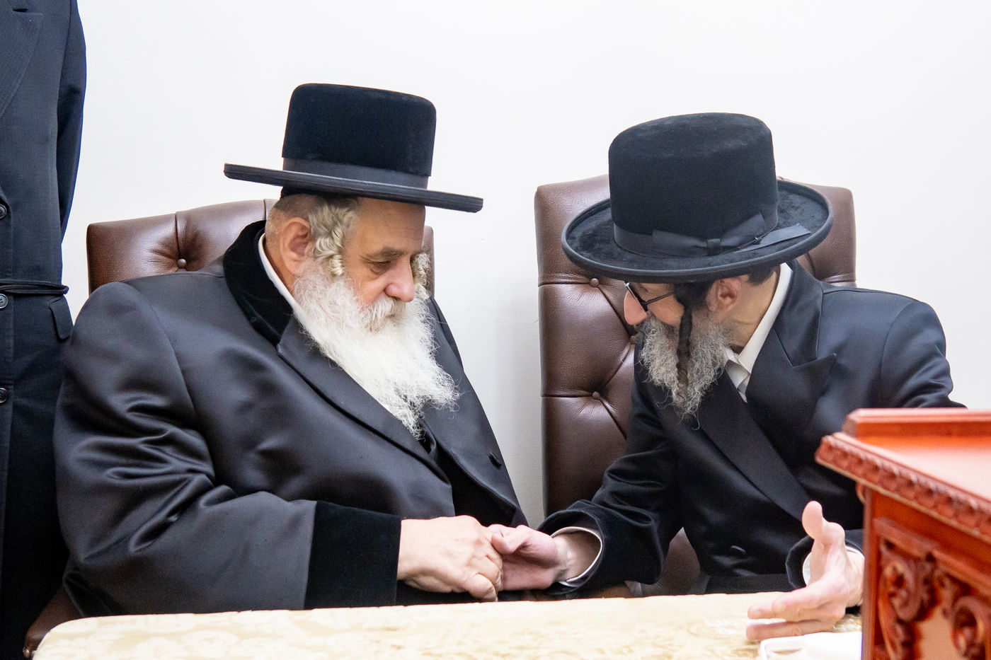 האדמו"ר מקוסוב ויז'ניץ ביקר את הרבי מסקולען