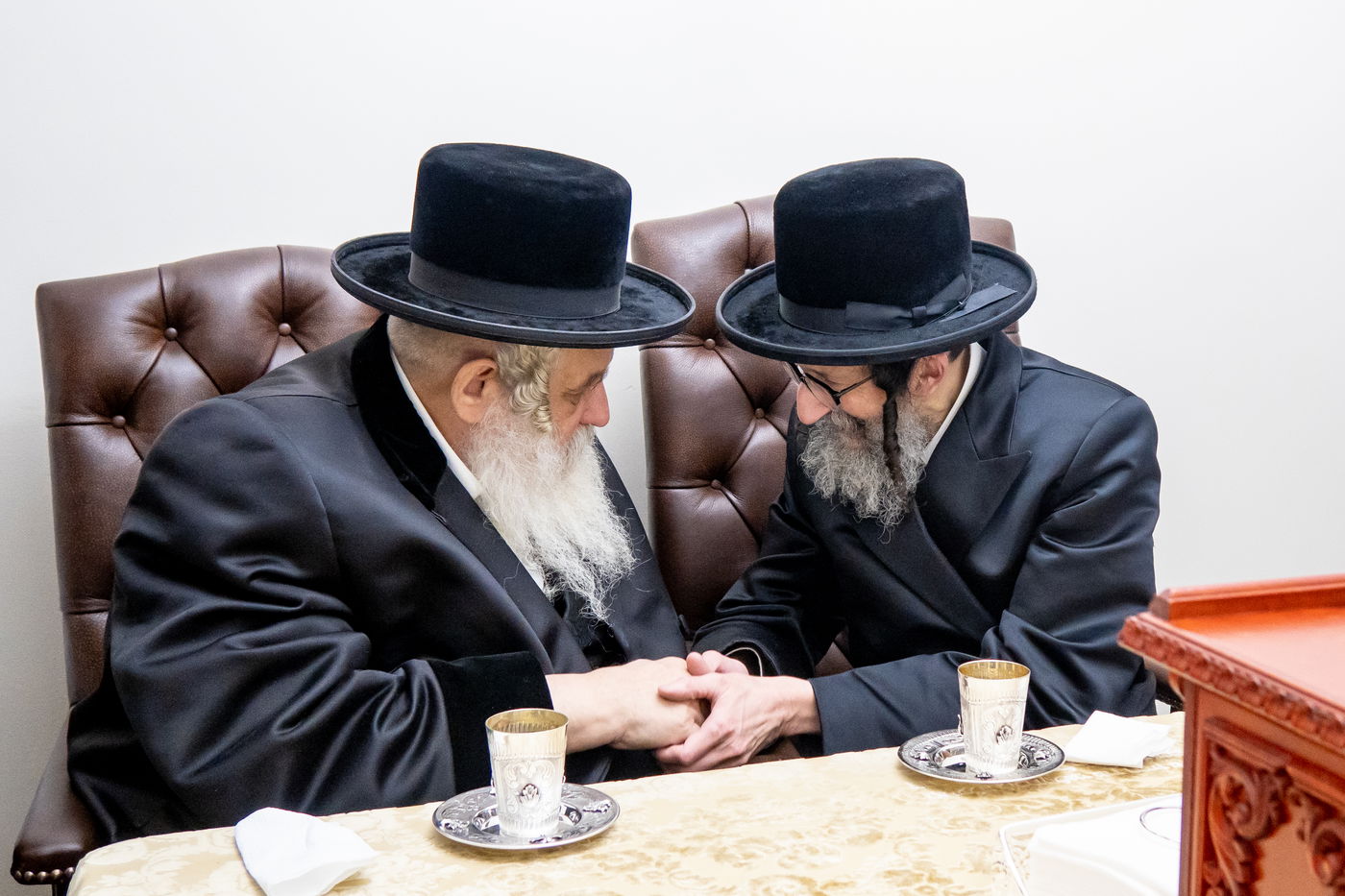 האדמו"ר מקוסוב ויז'ניץ ביקר את הרבי מסקולען