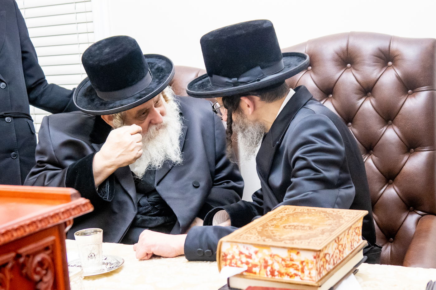 האדמו"ר מקוסוב ויז'ניץ ביקר את הרבי מסקולען