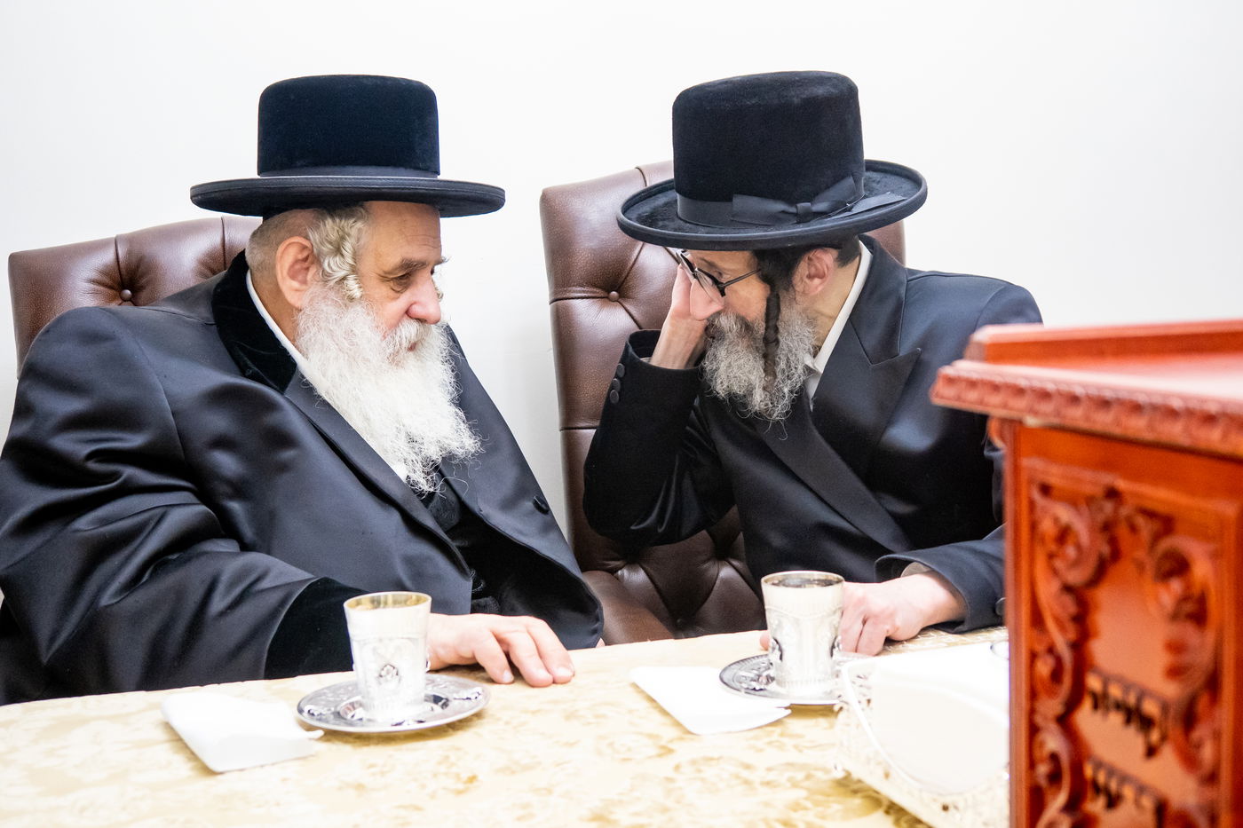 האדמו"ר מקוסוב ויז'ניץ ביקר את הרבי מסקולען