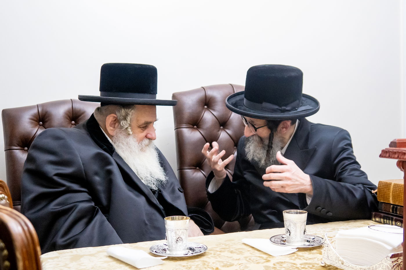 האדמו"ר מקוסוב ויז'ניץ ביקר את הרבי מסקולען