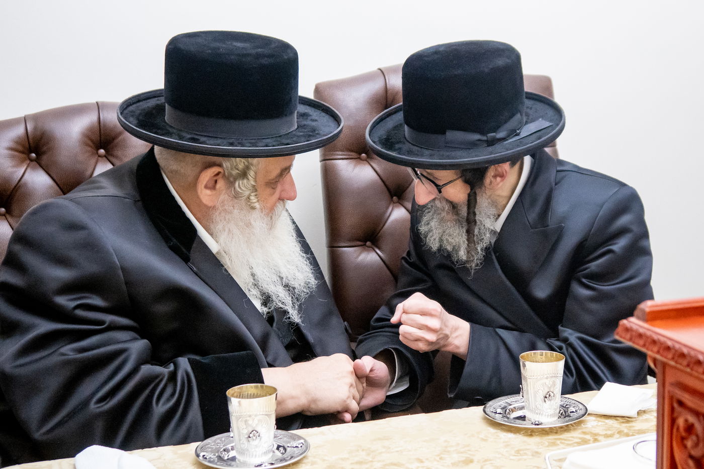 האדמו"ר מקוסוב ויז'ניץ ביקר את הרבי מסקולען