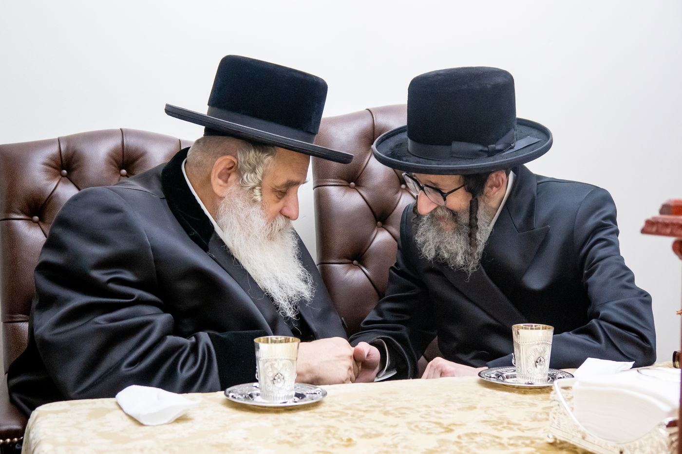 האדמו"ר מקוסוב ויז'ניץ ביקר את הרבי מסקולען