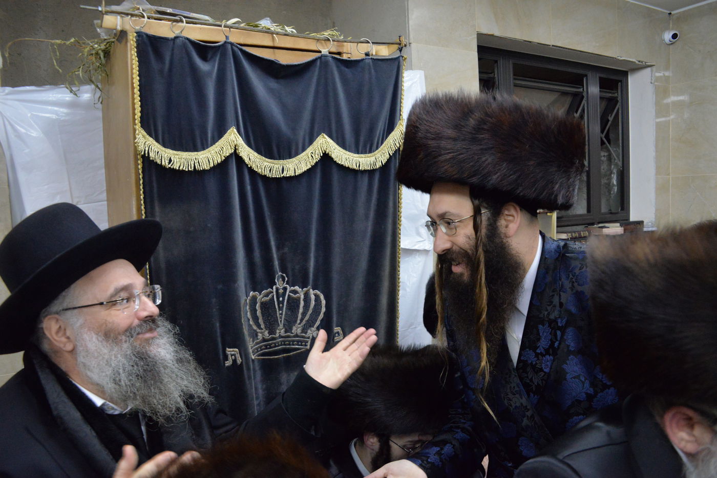 בבית המדרש 'היכל יצחק' - ספינקא סיימו ש"ס