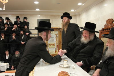 מעמד סיום הש"ס בשילוב 'טיש יארצייט' בפיטסבורג